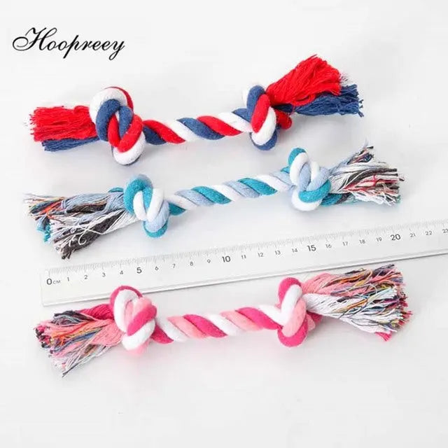 Cotton Double Rope Knot Pet Toy 