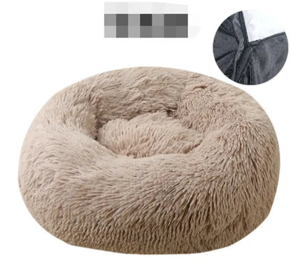 Pet Dog Bed Comfortable Donut Cuddler 