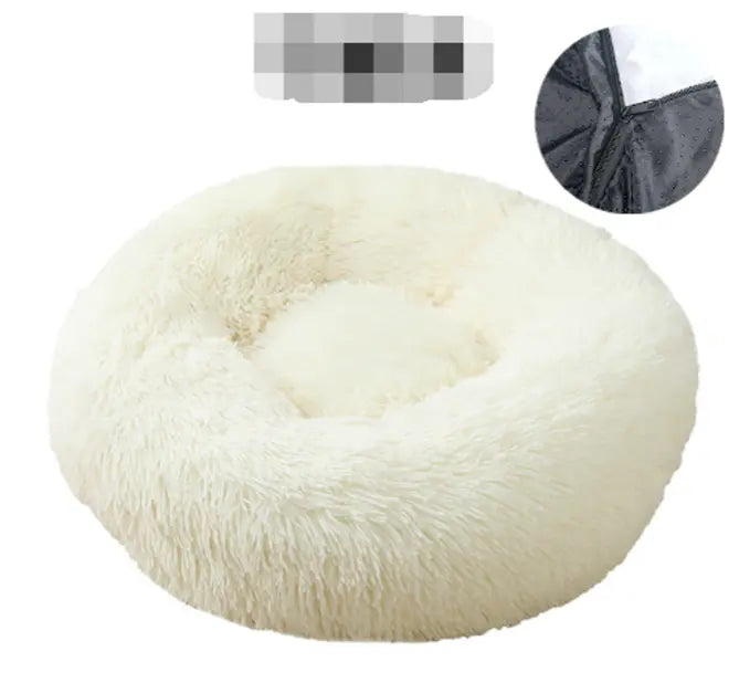 Pet Dog Bed Comfortable Donut Cuddler 