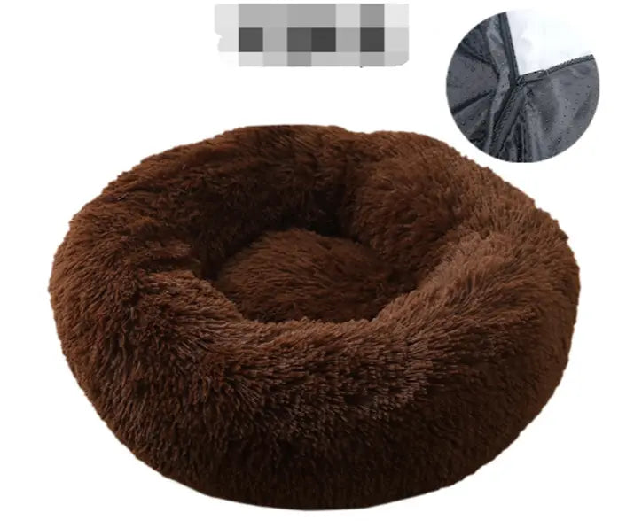 Pet Dog Bed Comfortable Donut Cuddler 