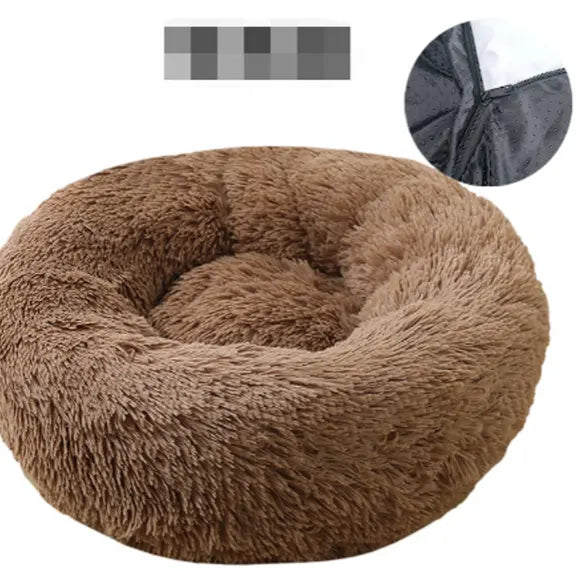 Pet Dog Bed Comfortable Donut Cuddler 