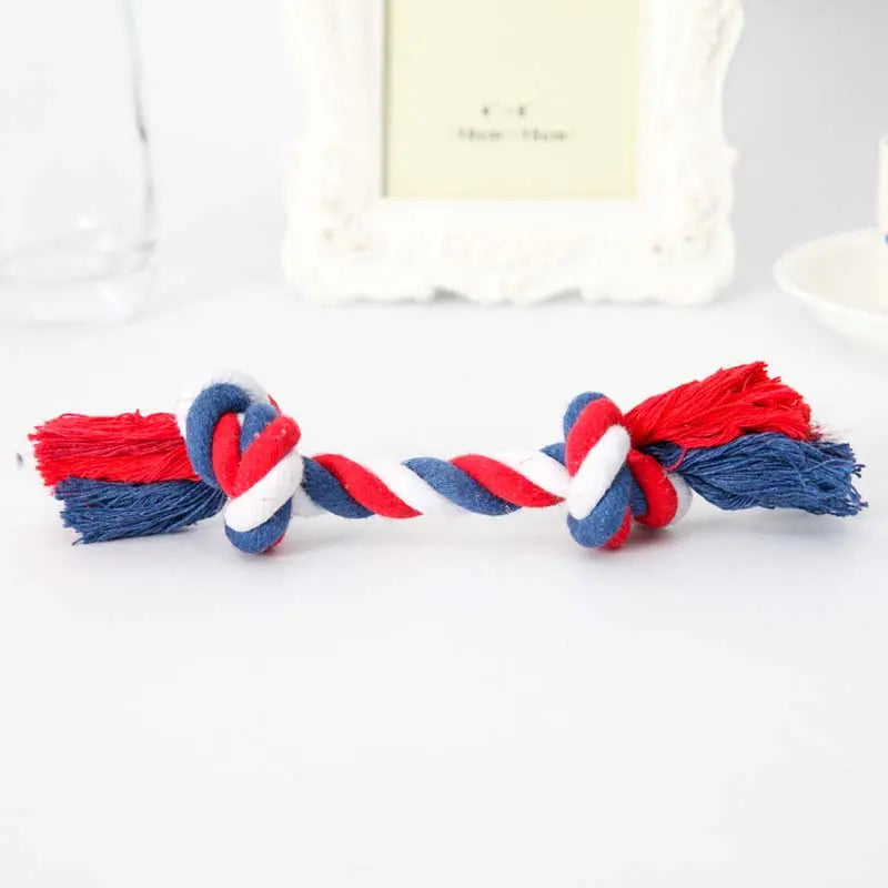 Cotton Double Rope Knot Pet Toy 